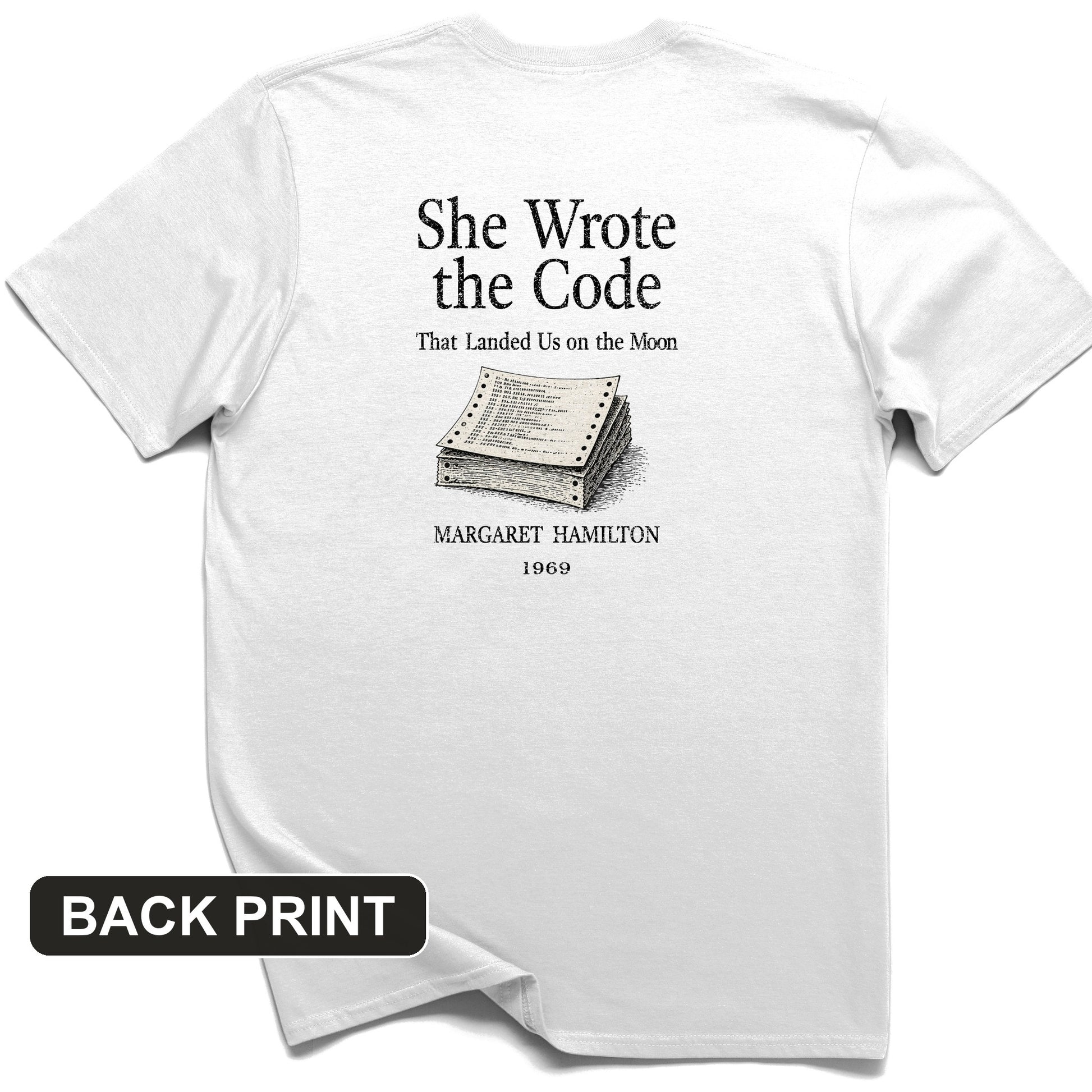Margaret Hamilton Back Print T-Shirt