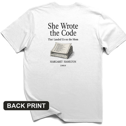 Margaret Hamilton Back Print T-Shirt