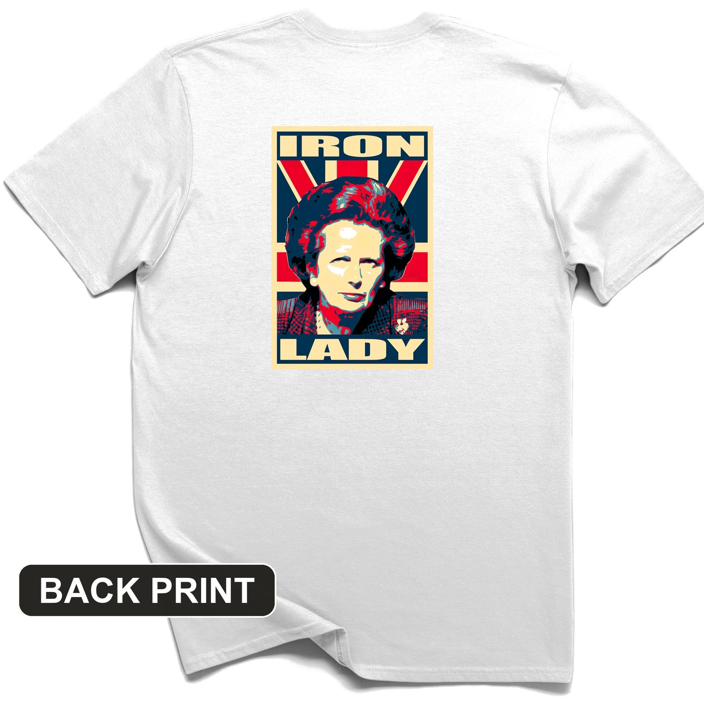 Margaret Thatcher Back Print T-Shirt