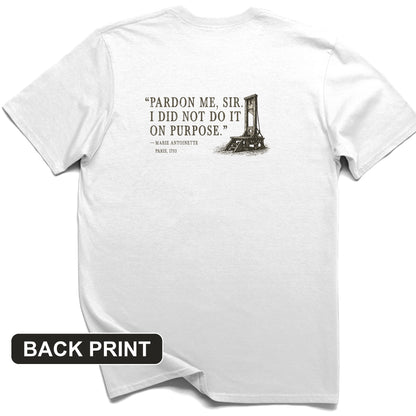 Marie Antoinette Back Print T-Shirt