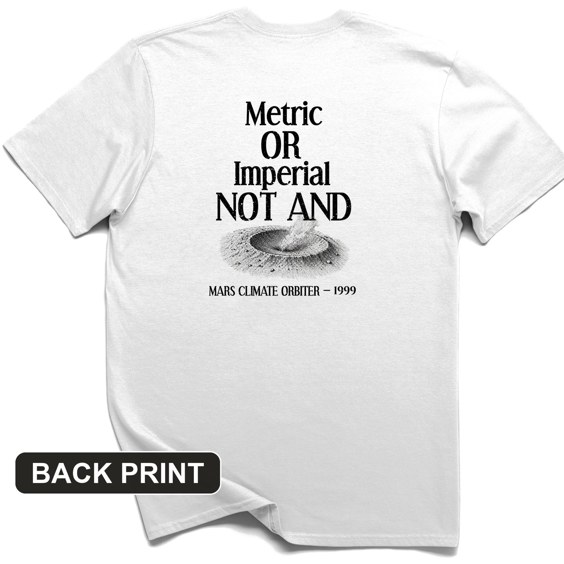 Mars Lander Back Print T-Shirt