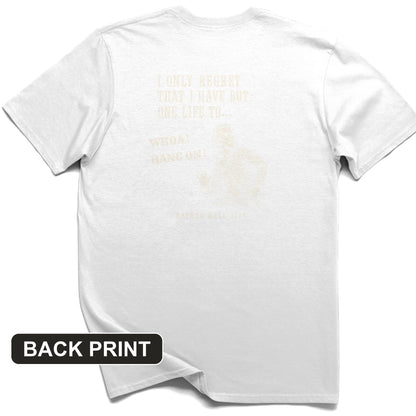 Nathan Hale Whoa Hang On Back Print T-Shirt