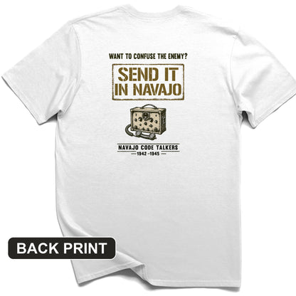 Navajo Code Talkers Back Print T-Shirt