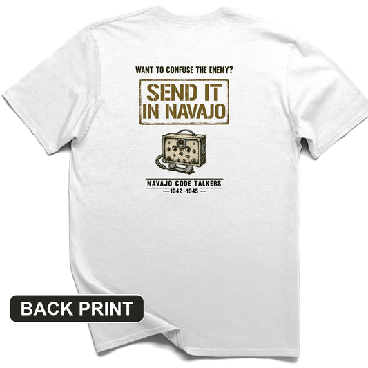 Navajo Code Talkers Back Print T-Shirt