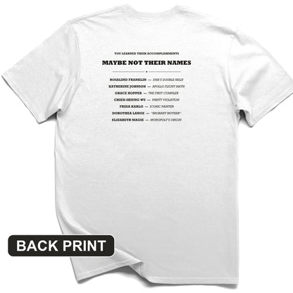 Not Their Names Back Print T-Shirt