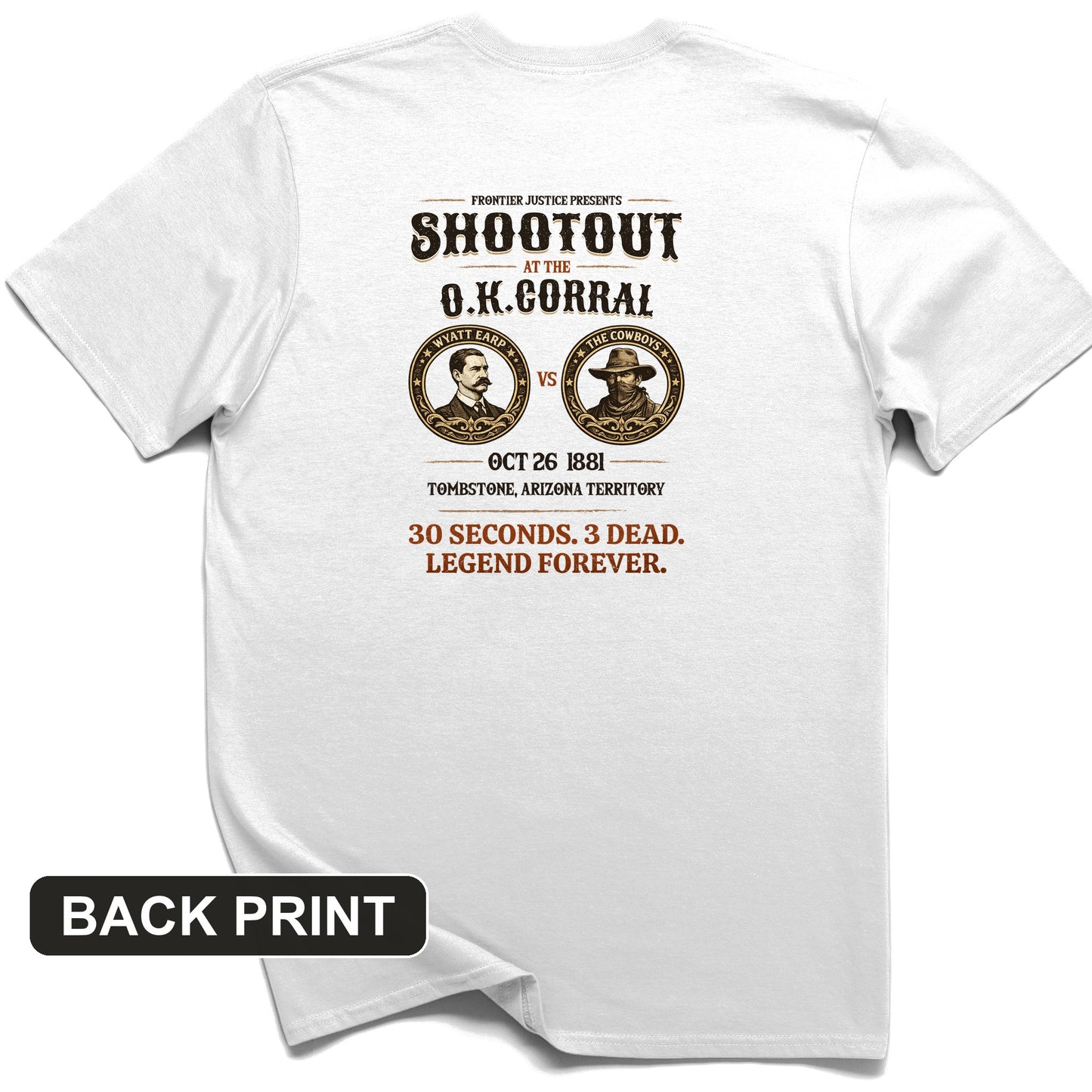 OK Corral Back Print T-Shirt