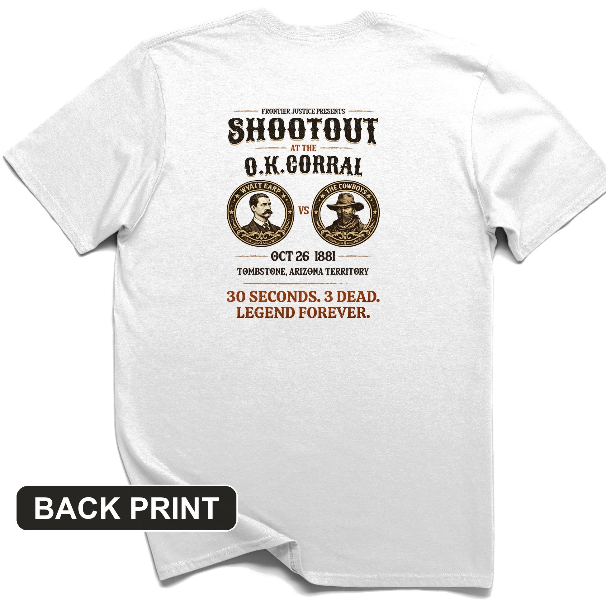 OK Corral Back Print T-Shirt