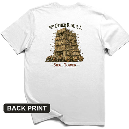 Other Ride Siege Tower Back Print T-Shirt