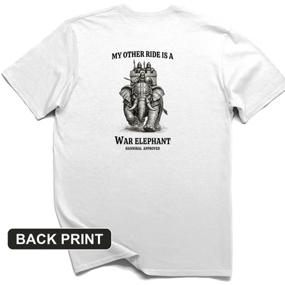 Other Ride War Elephant Back Print T-Shirt