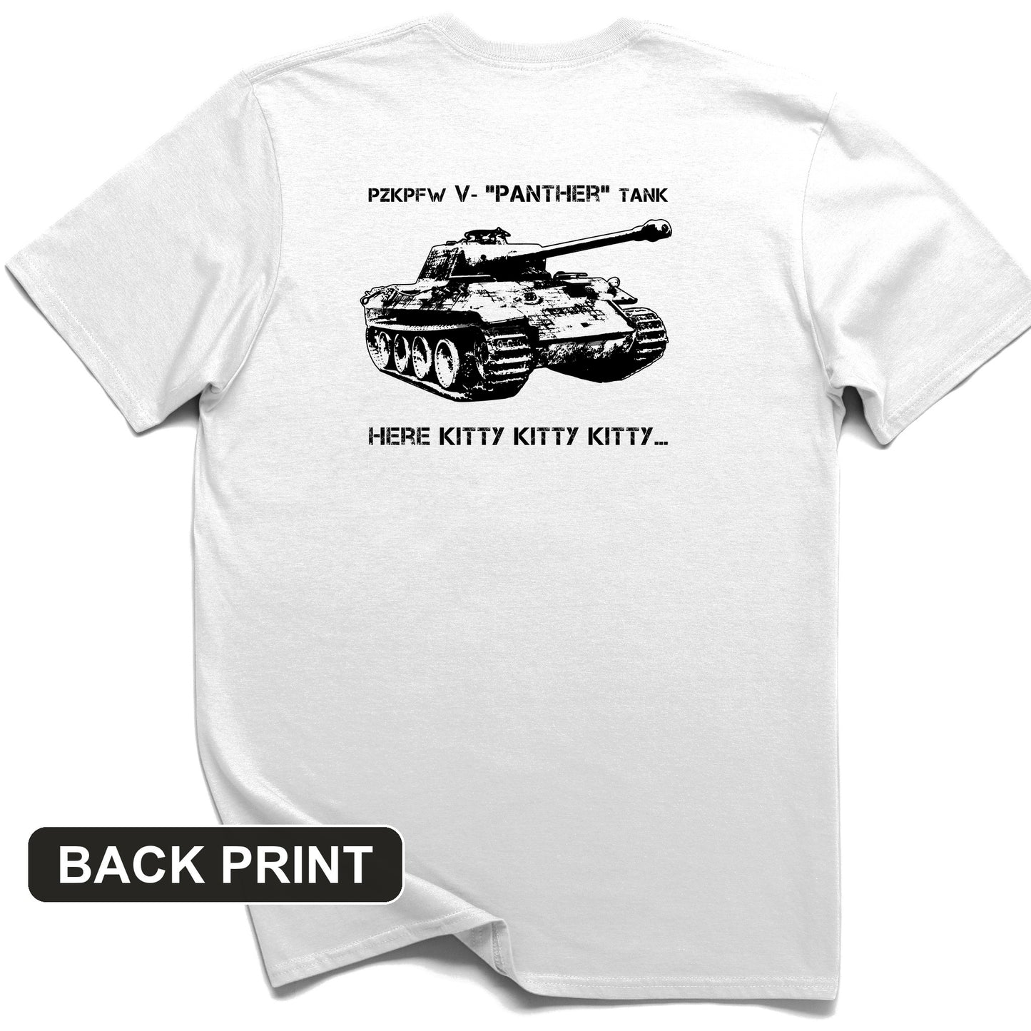 Panther Back Print T-Shirt