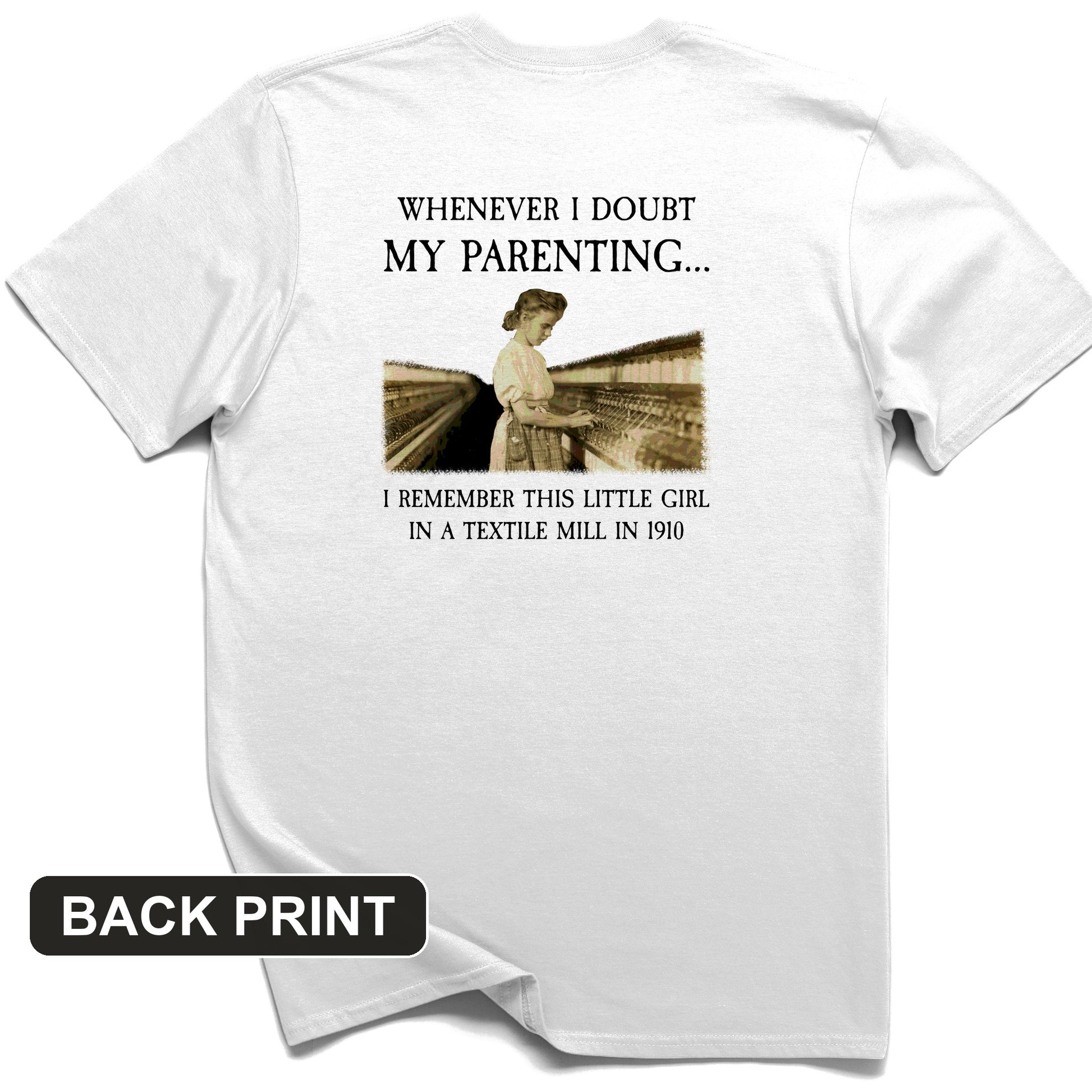 Parenting Back Print T-Shirt