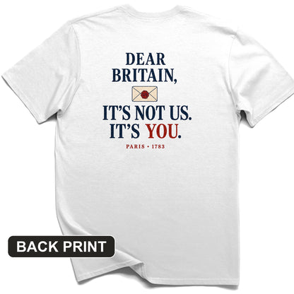 Paris 1783 Back Print T-Shirt