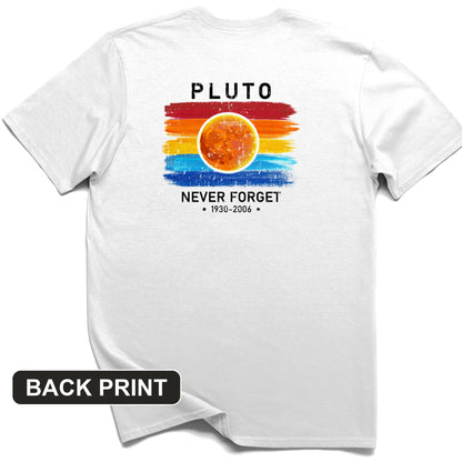 Pluto Never Forget Back Print T-Shirt
