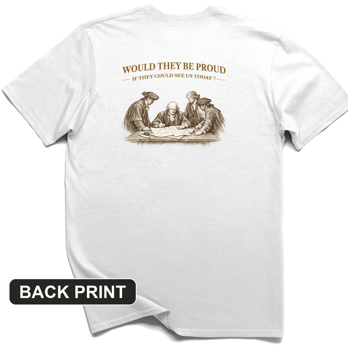 Proud of Us Back Print T-Shirt