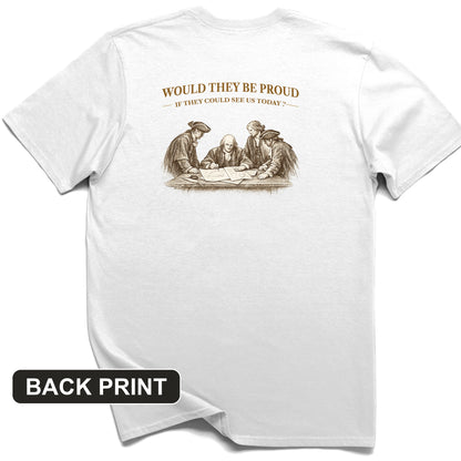 Proud of Us Back Print T-Shirt
