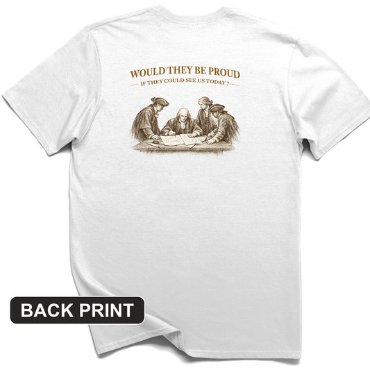 Proud of Us Back Print T-Shirt