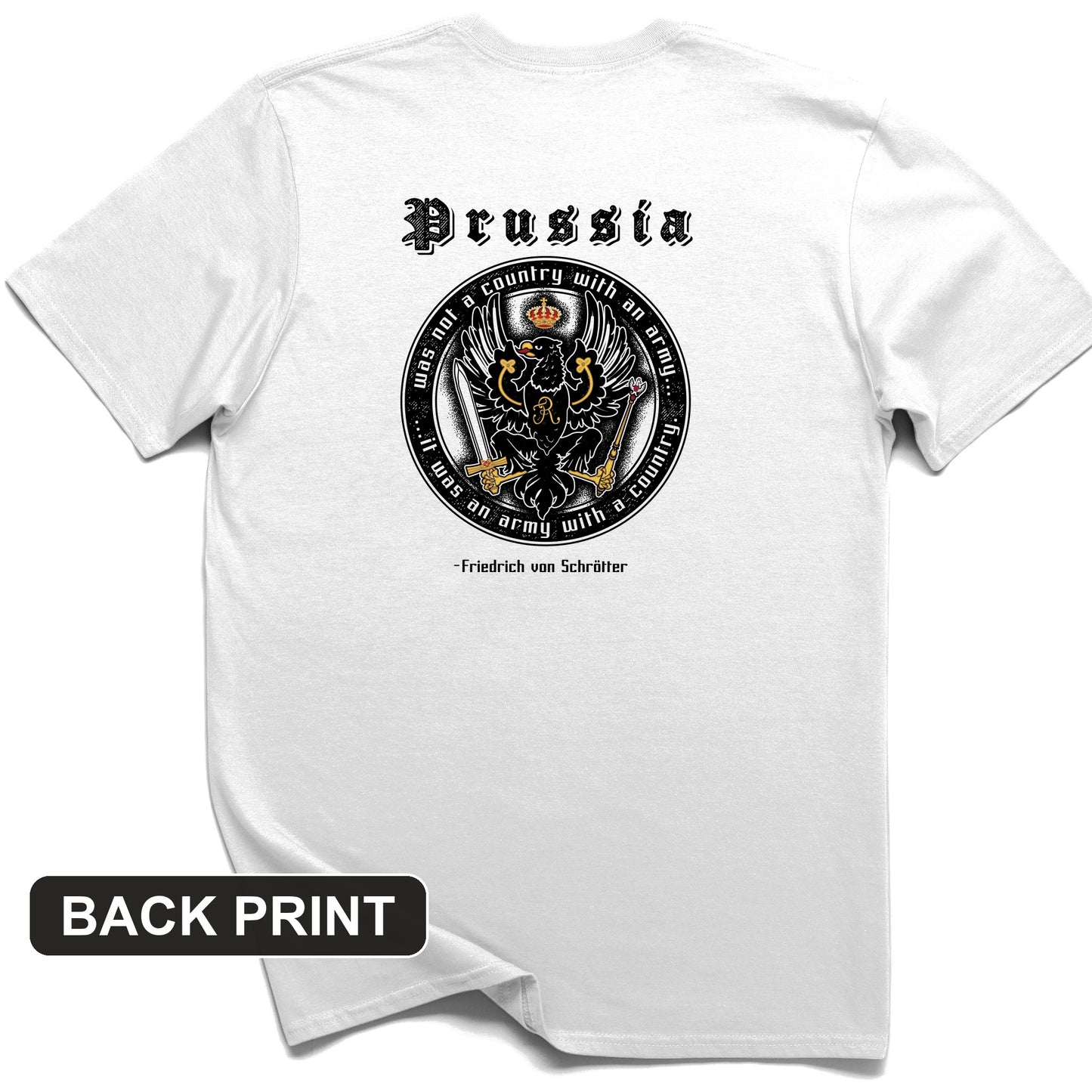 Prussia Back Print T-Shirt