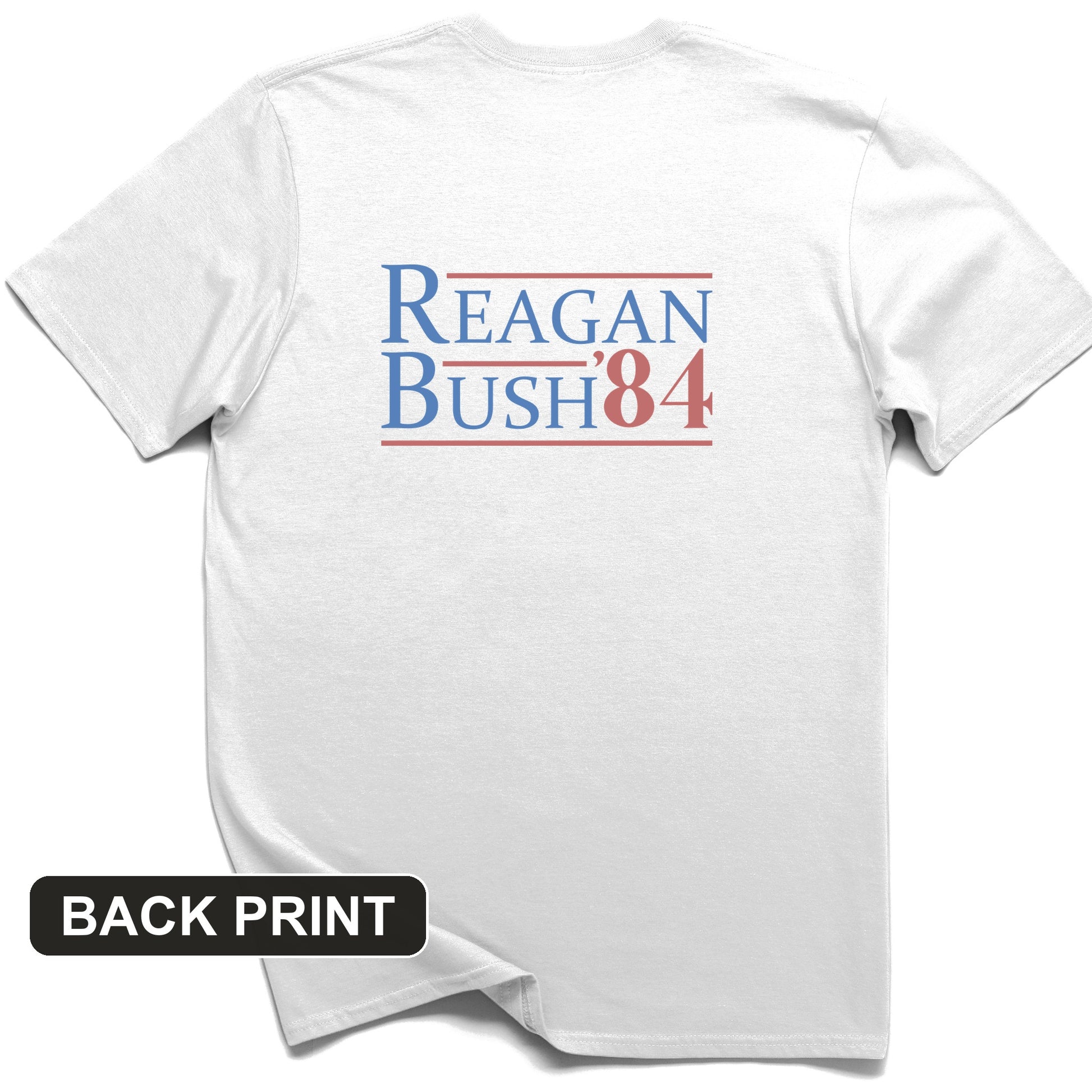Reagan Bush Back Print T-Shirt