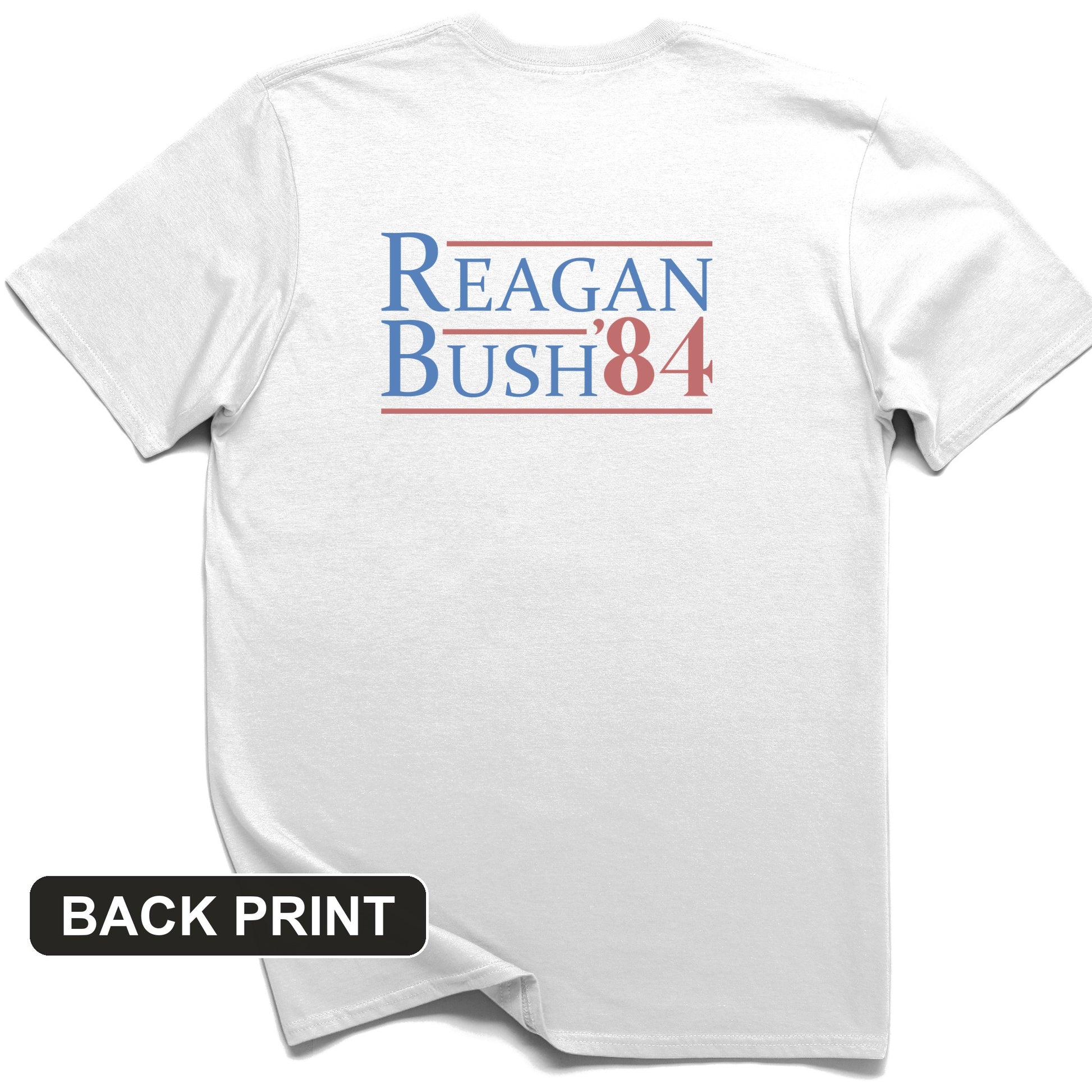Reagan Bush Back Print T-Shirt