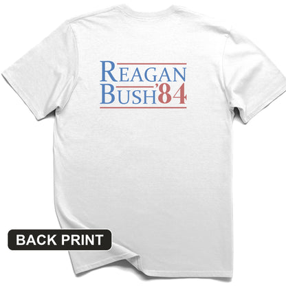 Reagan Bush Back Print T-Shirt