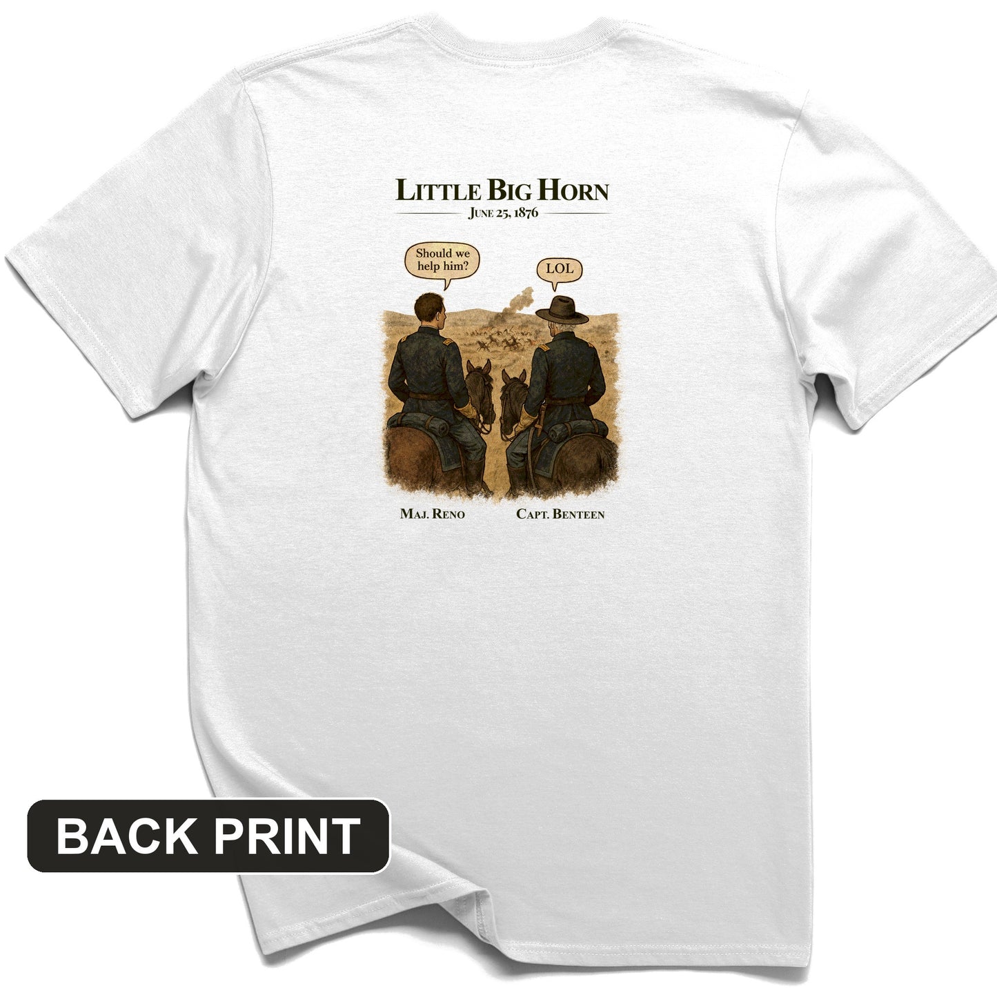 Reno and Benteen Back Print T-Shirt