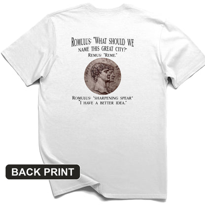 Rome Back Print T-Shirt