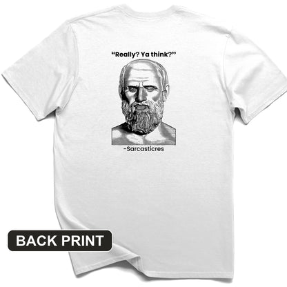 Sarcasticres Back Print T-Shirt
