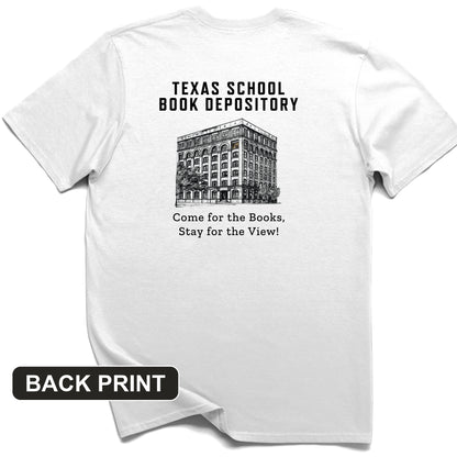School Book Depository Back Print T-Shirt