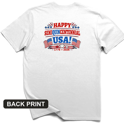 Semiquincentennial Back Print T-Shirt