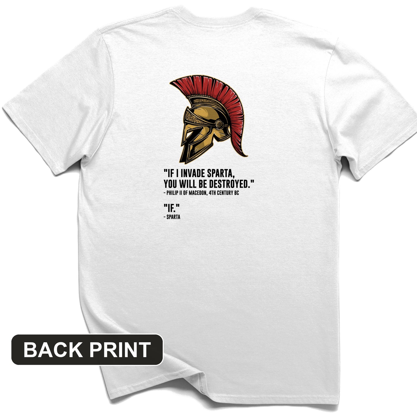 Sparta - If Back Print T-Shirt