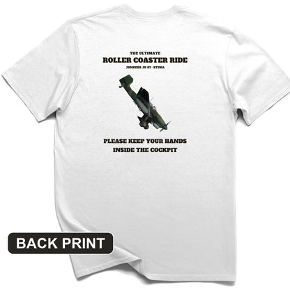 Stuka Roller Coaster Ride Back Print T-Shirt