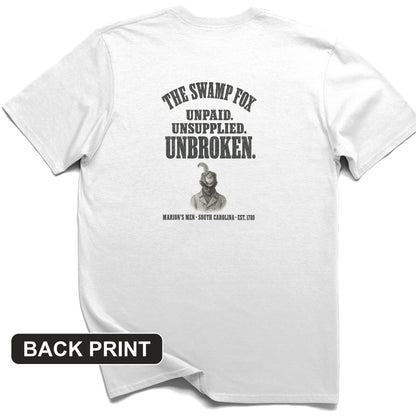 Swamp Fox Unbroken Back Print T-Shirt