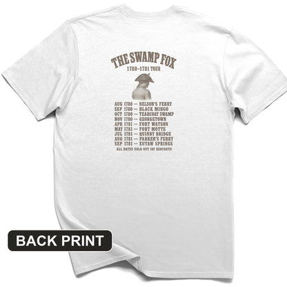 Swamp Fox World Tour Back Print T-Shirt