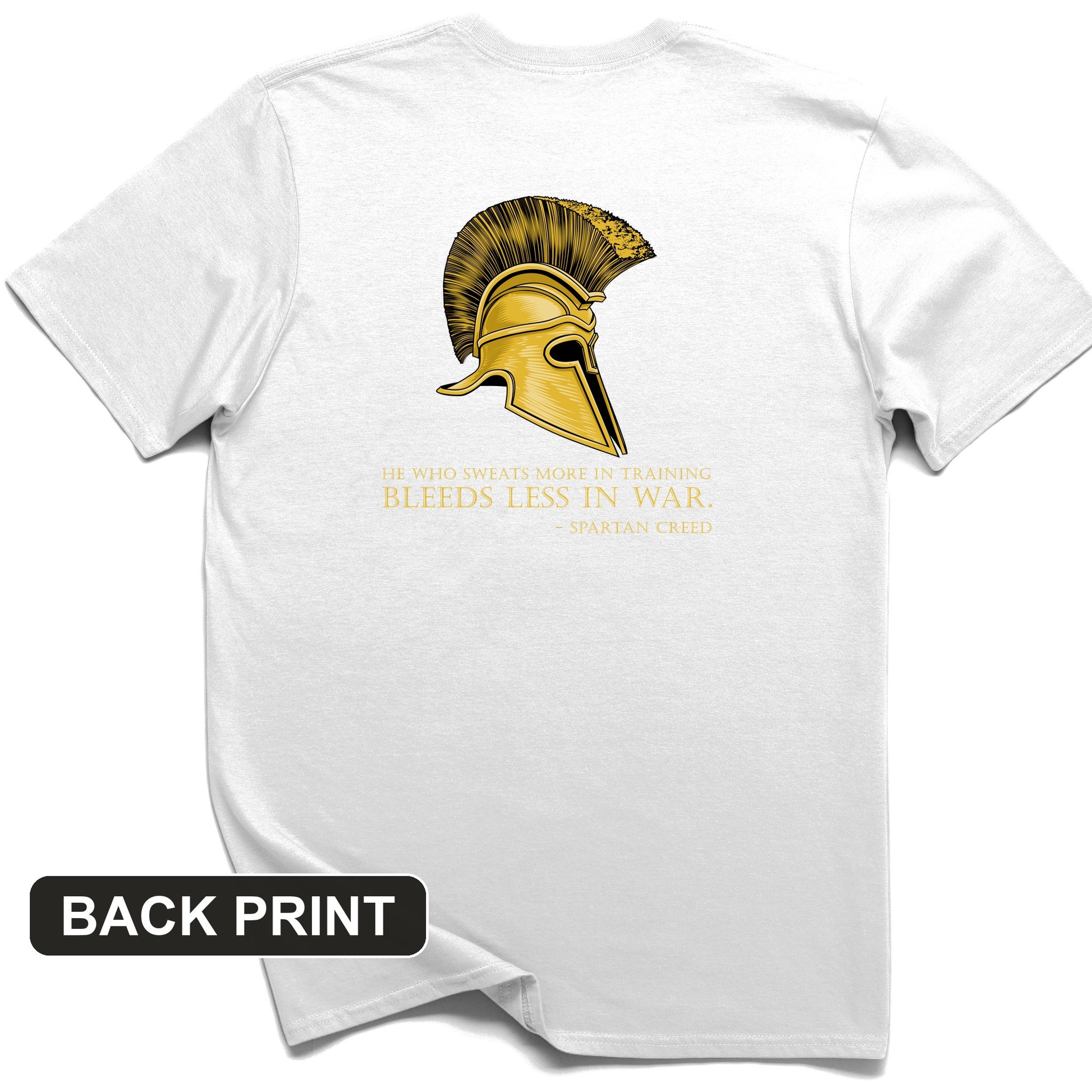 Sweat More Bleed Less Back Print T-Shirt