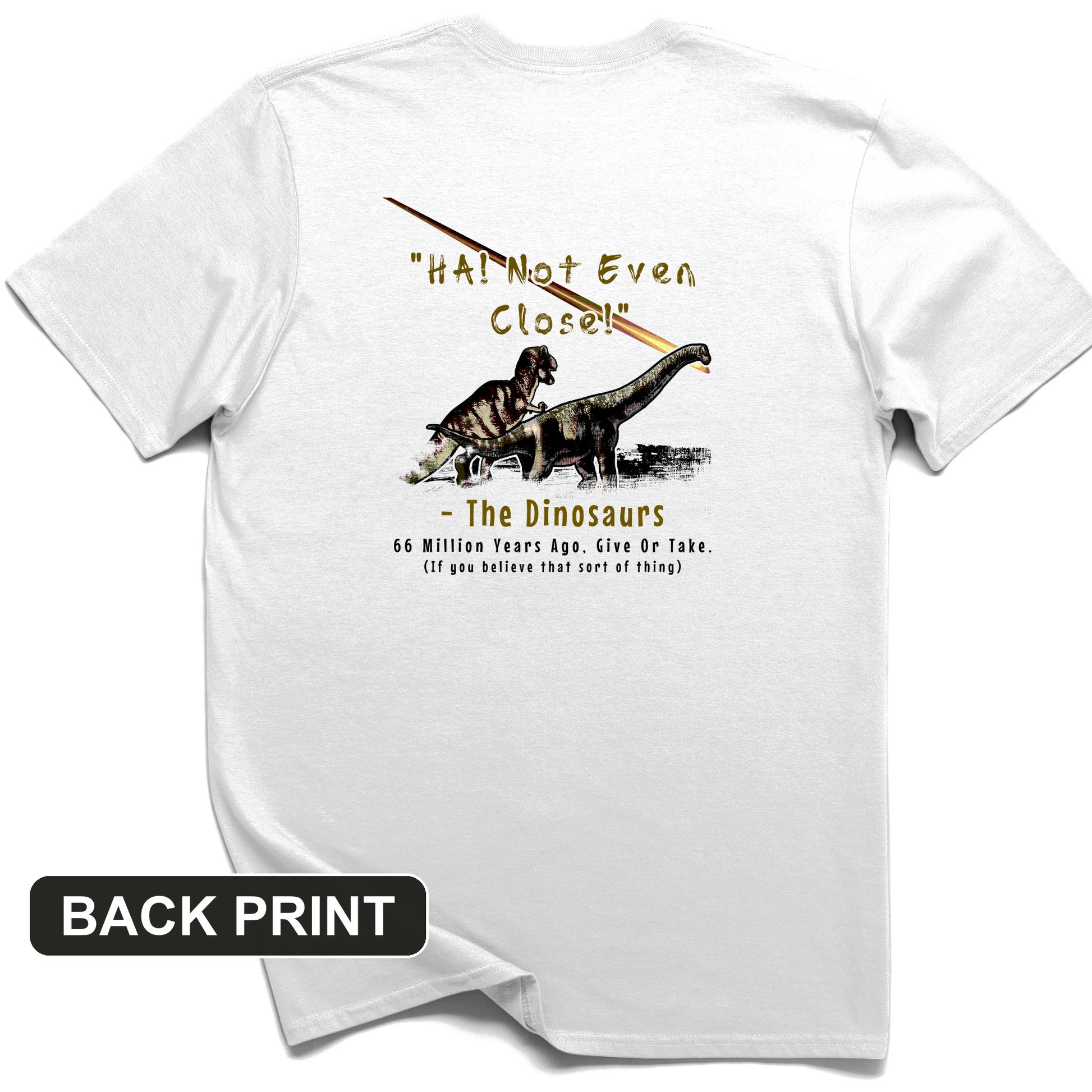 The Dinosaurs Back Print T-Shirt