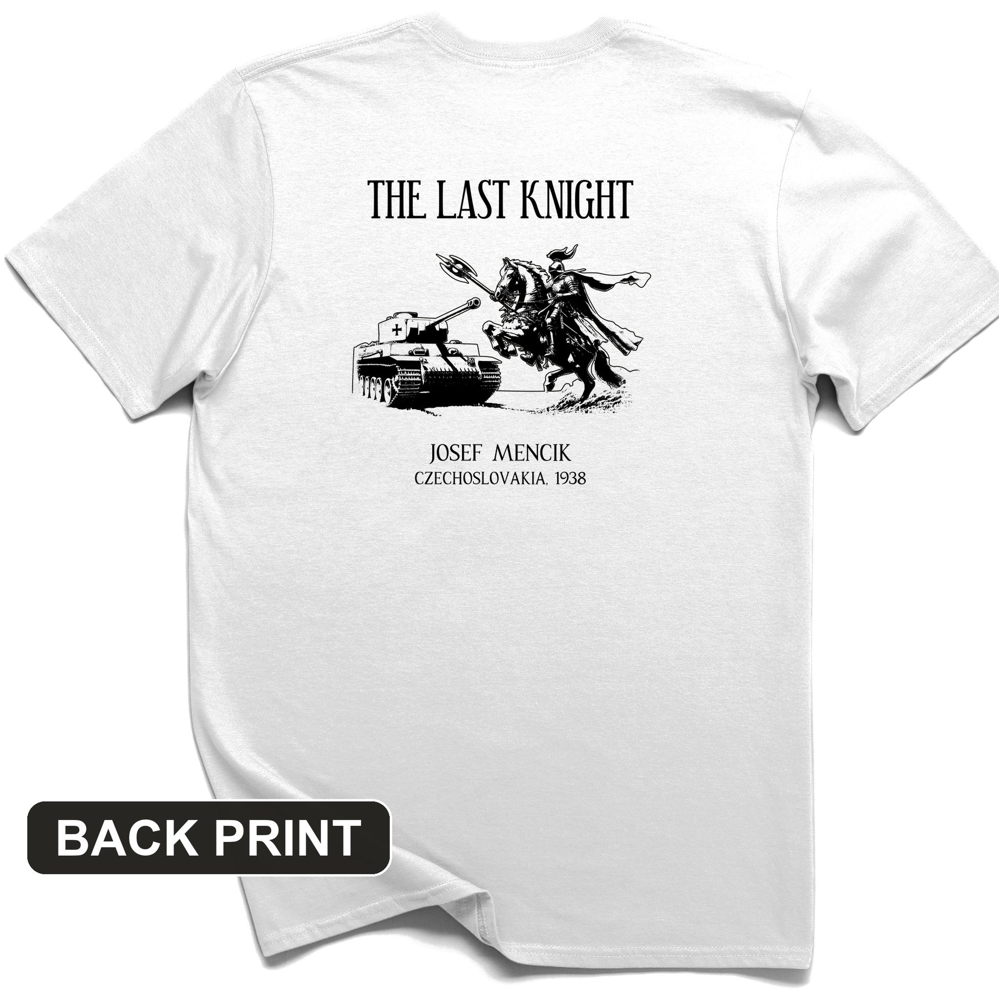 The Last Knight Back Print T-Shirt