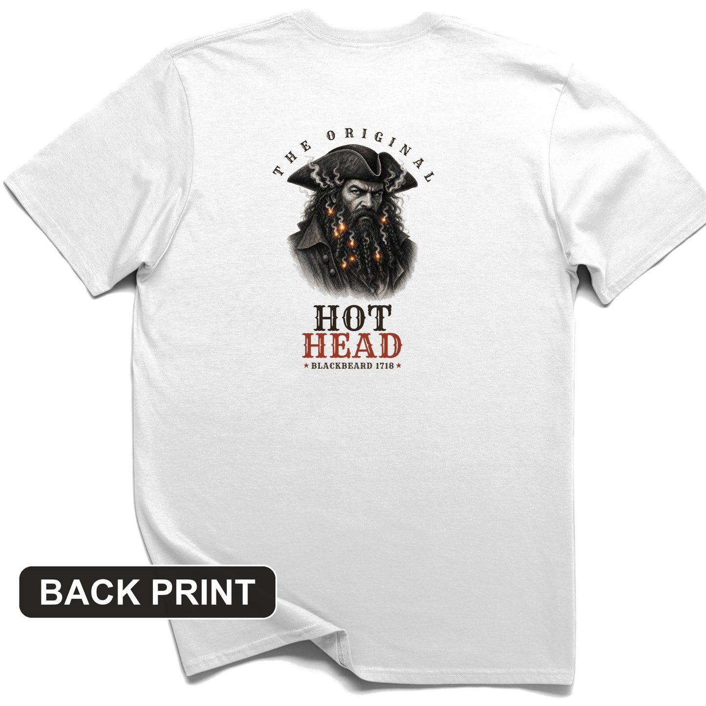 The Original Hot Head Back Print T-Shirt