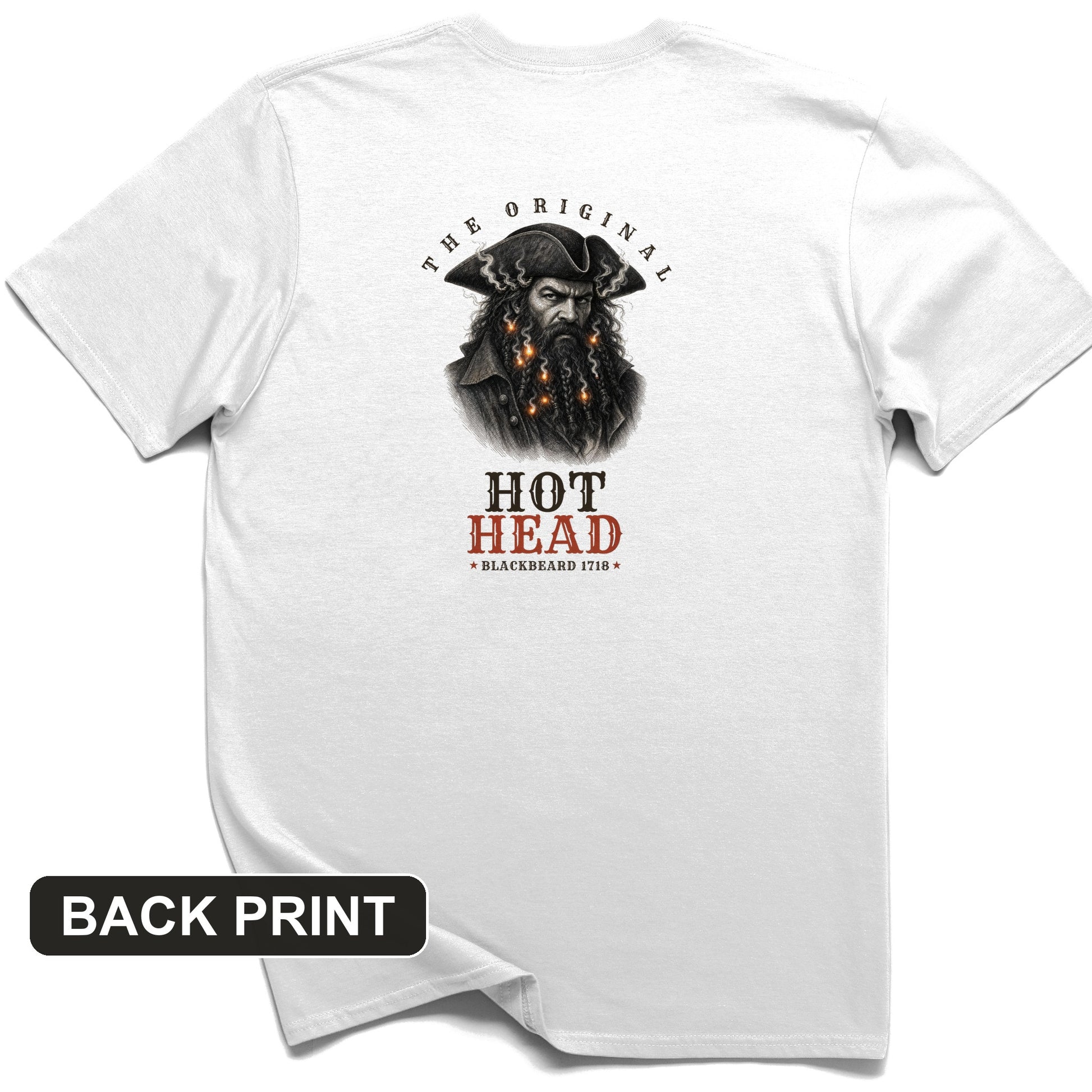 The Original Hot Head Back Print T-Shirt