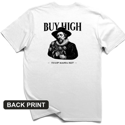 Tulip Mania Back Print T-Shirt