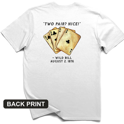 Two Pair Back Print T-Shirt