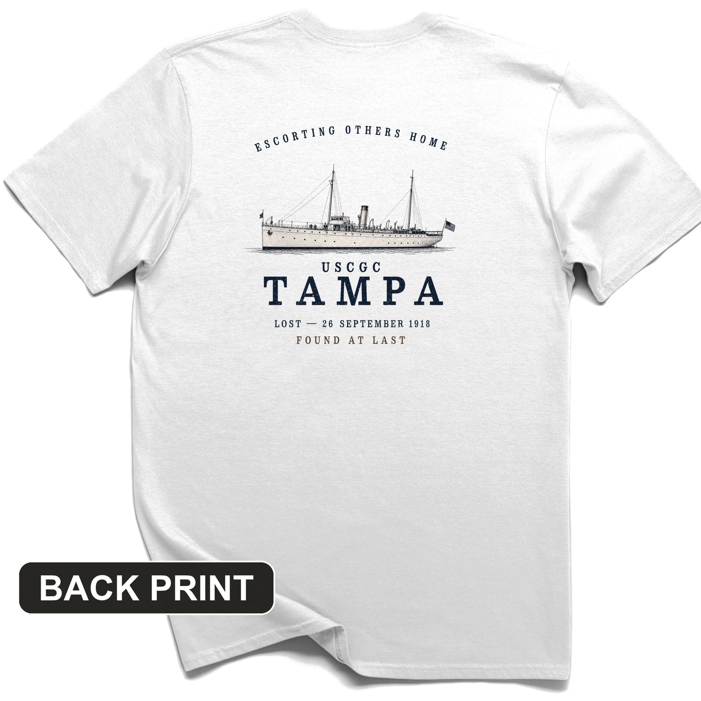 USCGC Tampa Back Print T-Shirt