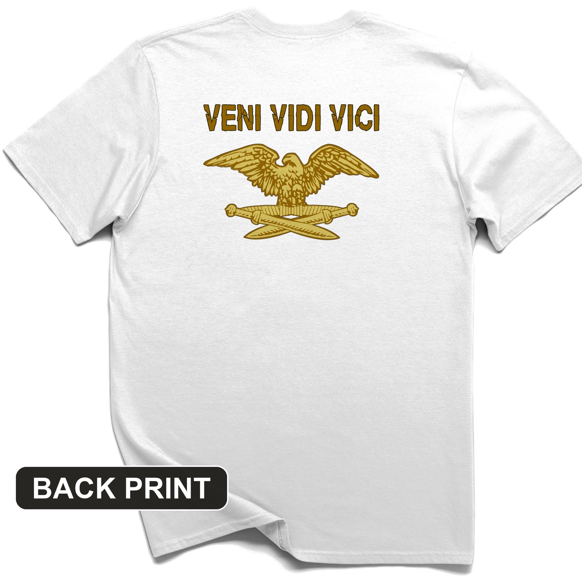 Veni Vidi Vici Back Print T-Shirt