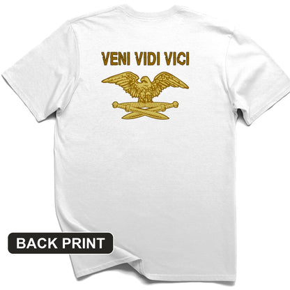 Veni Vidi Vici Back Print T-Shirt