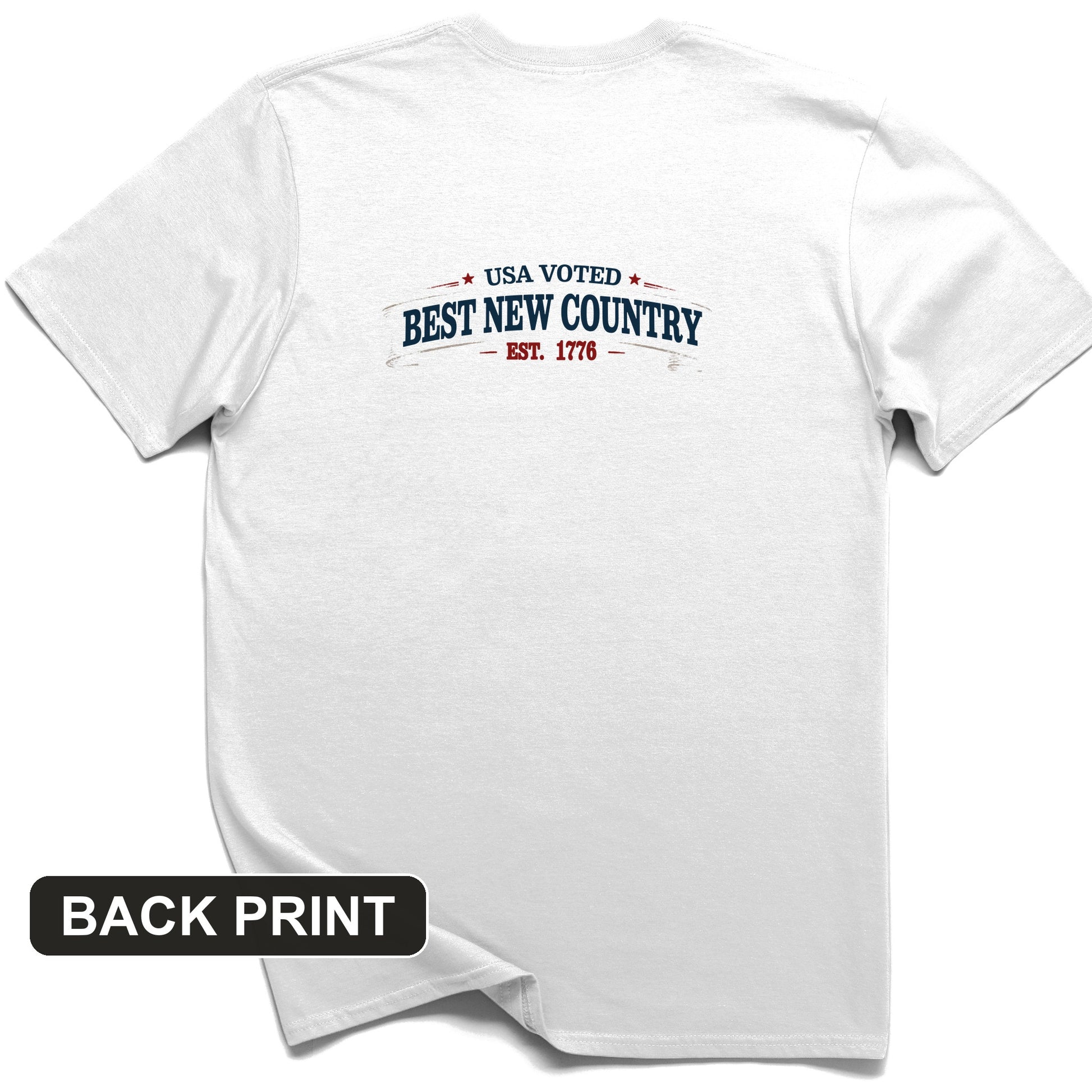 Voted Best Country Back Print T-Shirt