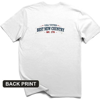 Voted Best Country Back Print T-Shirt
