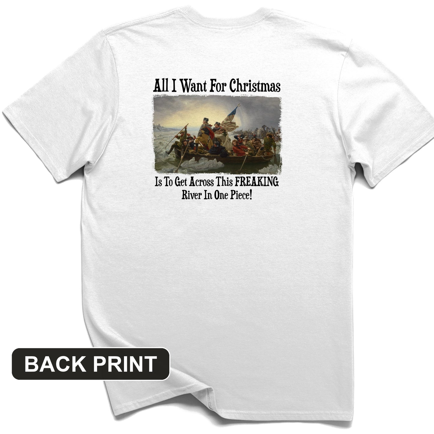 Washington All I Want Back Print T-Shirt