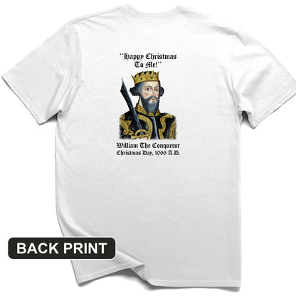 William the Conqueror Crowned Back Print T-Shirt