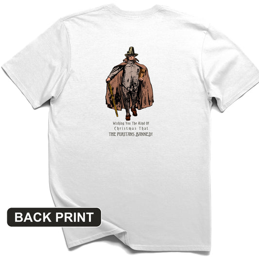 Wishing You The Christmas Back Print T-Shirt