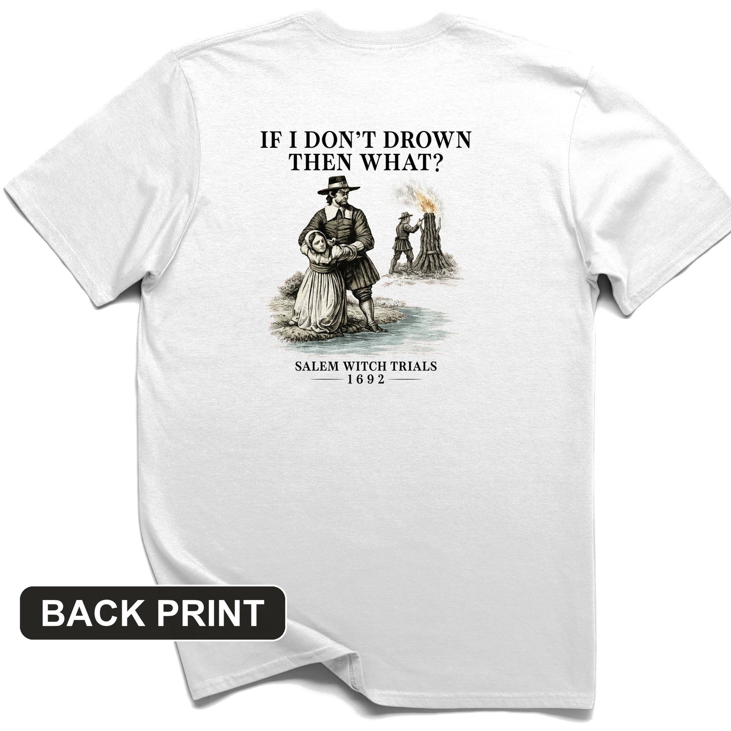 Witch Back Print T-Shirt