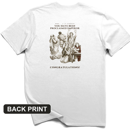 Year of the Six Emperors Back Print T-Shirt